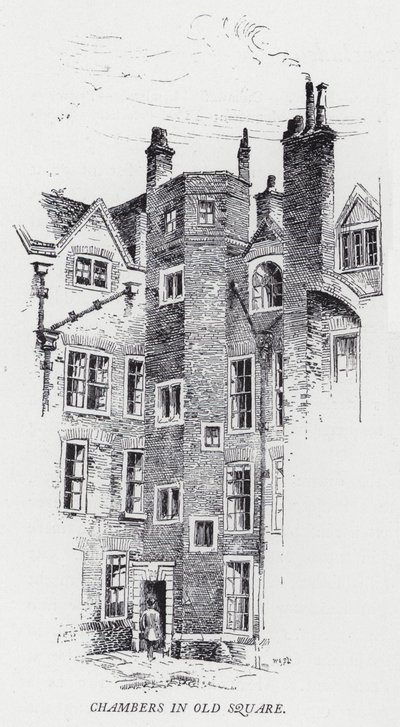 Camere in Old Square da Herbert (after) Railton