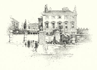 Chesterfield House, Londra, nel 1790 da Herbert (after) Railton