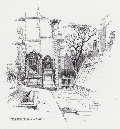 Tomba di Goldsmith da Herbert (after) Railton