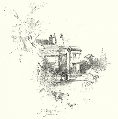 Casa di Mrs Thrale, Streatham da Herbert (after) Railton