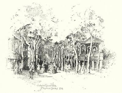 Orchestra Grand Walk, Giardini di Marylebone da Herbert (after) Railton