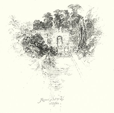 Residenza del Reverendo Dr Wise, a Ellsfield da Herbert (after) Railton