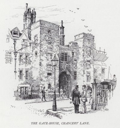 La Porta, Chancery Lane da Herbert (after) Railton