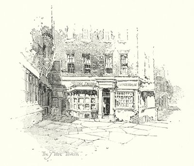 La Taverna Mitre, Londra da Herbert (after) Railton