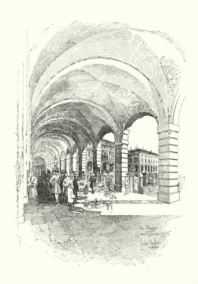 La Piazza, Covent Garden, Londra da Herbert (after) Railton