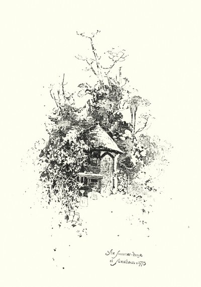 La Casa Estiva, a Streatham, nel 1773 da Herbert (after) Railton