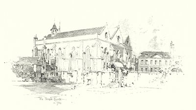 La Chiesa del Tempio, Londra, nel 1761 da Herbert (after) Railton