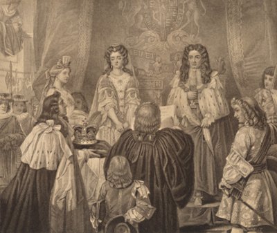 La corona offerta a Guglielmo e Maria, 1689, 1886 da Herbert Bourne