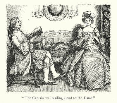 Leggende di Ingoldsby: Il cavaliere e la dama (litografia) da Herbert Cole