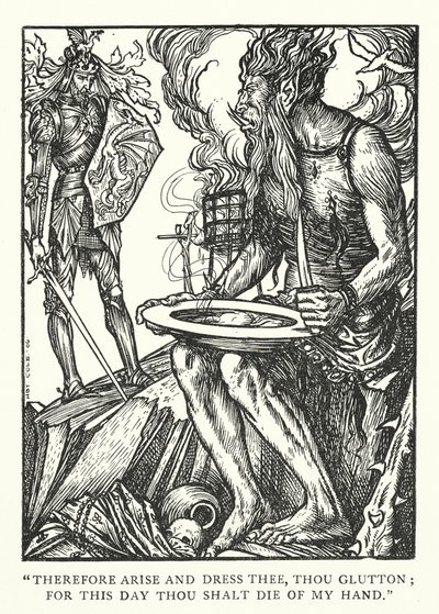 Il Gigante di San Michele (incisione) da Herbert Cole