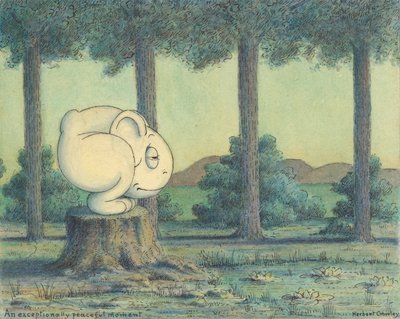 Un momento eccezionalmente tranquillo, c.1910 da Herbert E. Crowley