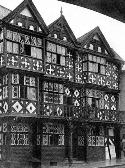 Feathers Hotel, Ludlow, Shropshire, Inghilterra, 1924-1926 da Herbert Felton