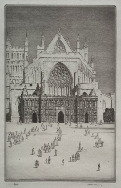 Cattedrale di Exeter da Herbert Gordon Warlow