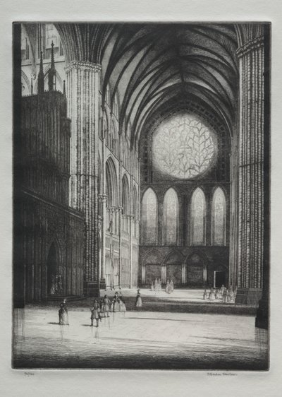Cattedrale di Lincoln, Interno da Herbert Gordon Warlow