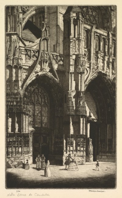 Notre Dame de Caudebec da Herbert Gordon Warlow