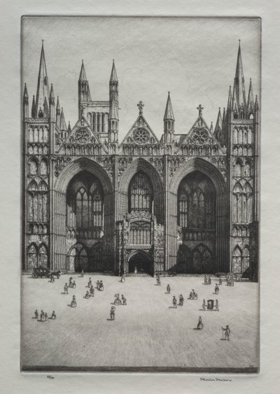 Cattedrale di Peterborough da Herbert Gordon Warlow