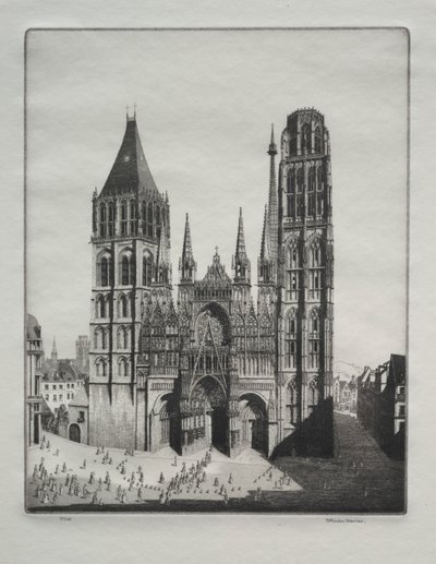 Cattedrale di Rouen da Herbert Gordon Warlow