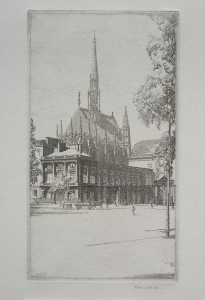 Sainte-Chapelle, Parigi da Herbert Gordon Warlow