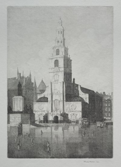San Clemente Danese, Strand, Londra da Herbert Gordon Warlow