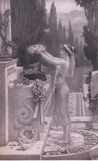 La sua prima offerta, da Bibbys Annual, 1916-1917 da Herbert Gustave Schmalz