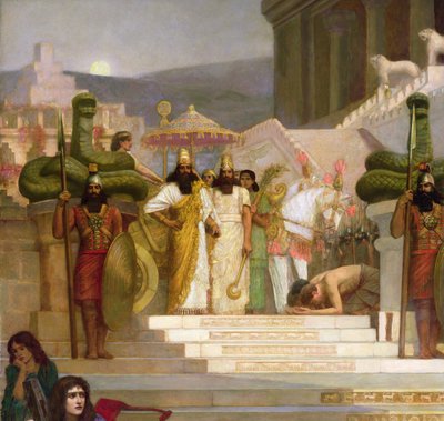 Le figlie di Giuda a Babilonia da Herbert Gustave Schmalz