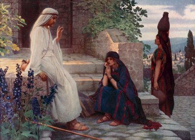La casa a Betania da Herbert Gustave Schmalz