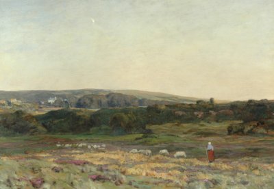 Crepuscolo serale, Studland, Dorset, 1904 da Herbert Hughes Stanton