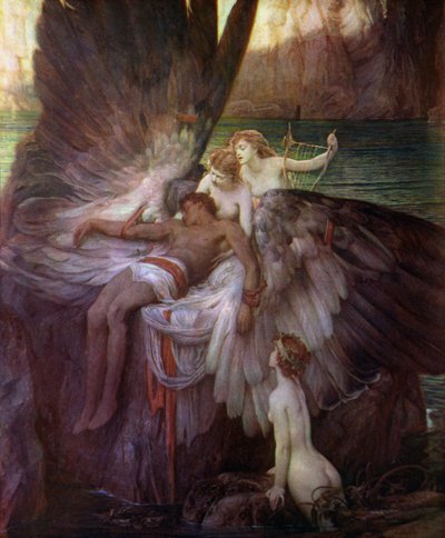Il lamento per Icaro da Herbert James Draper