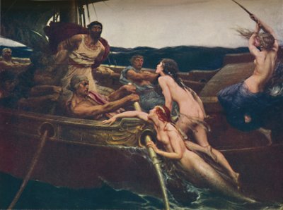 Ulisse e le sirene da Herbert James Draper