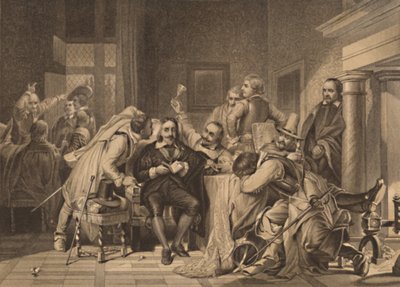 Carlo I nella sala delle guardie, 1886 da Herbert Bourne