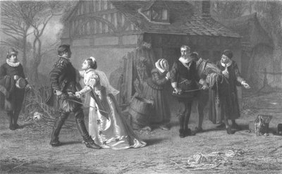 Il duello interrotto, c1886 da Herbert Bourne