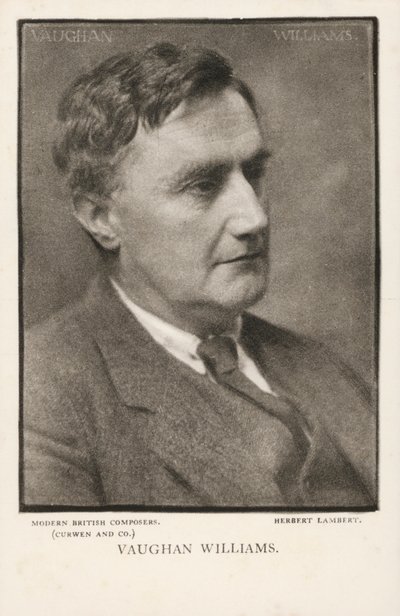 Ralph Vaughan Williams, compositore musicale da Herbert Lambert