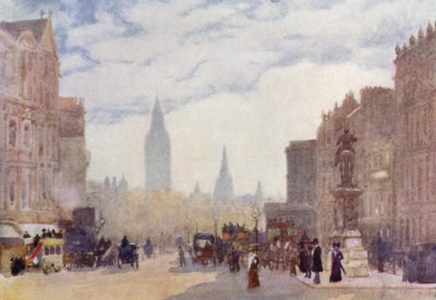 A Charing Cross (litografia a colori) da Herbert Menzies (after) Marshall