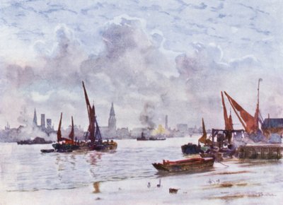 Battersea Reach da Herbert Menzies (after) Marshall