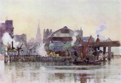 Stazione di Charing Cross dal Fiume da Herbert Menzies (after) Marshall