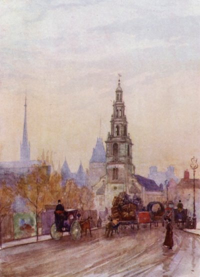 St Clement e le Corti di Giustizia da Herbert Menzies (after) Marshall