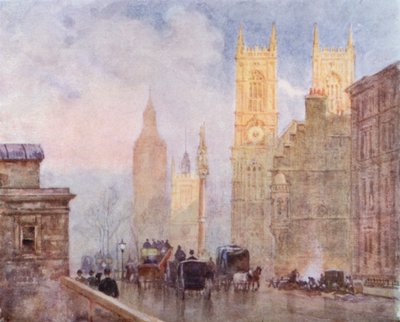 La Fine di Victoria Street, Westminster da Herbert Menzies (after) Marshall