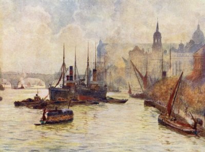 Vista dal Tower Bridge da Herbert Menzies (after) Marshall