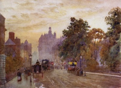 Verso ovest da Hyde Park Corner da Herbert Menzies (after) Marshall