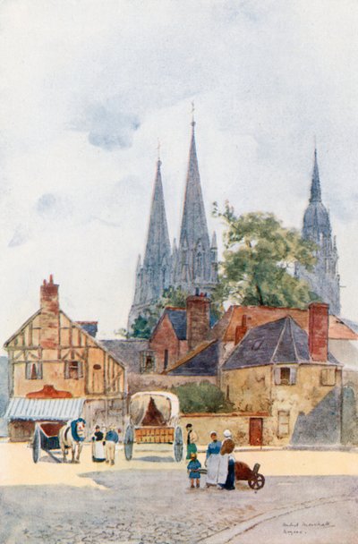 Un angolo di strada, Bayeux da Herbert Menzies Marshall