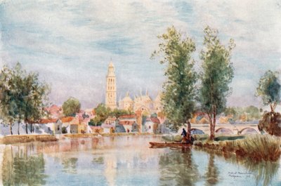 Perigueux dal fiume da Herbert Menzies Marshall