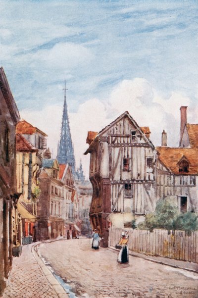 Rue St. Romain, Rouen da Herbert Menzies Marshall