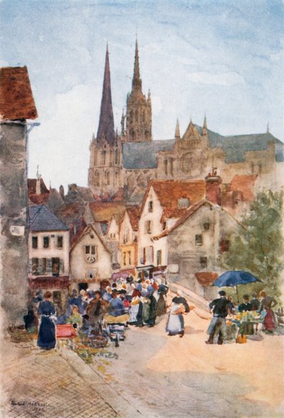 Rue de la Porte Guillaume, Chartres da Herbert Menzies Marshall