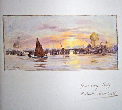 Tramonto sul Tamigi da Herbert Menzies Marshall