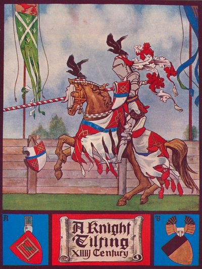 Un cavaliere in giostra, c1926 da Herbert Norris