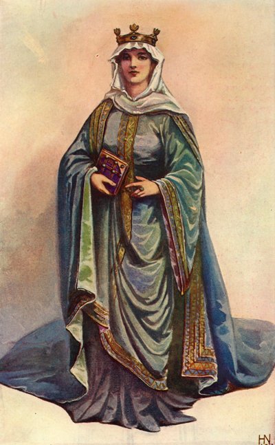 Una regina anglosassone, 1924 da Herbert Norris
