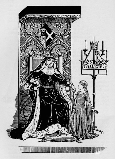 Duchessa di York e Principessa Margaret di Clarence, c1926 da Herbert Norris