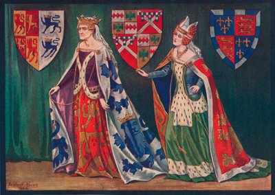 Margherita, Principessa del Galles, 1410. Joice, Lady Tiptoft, 1460, 1926 da Herbert Norris