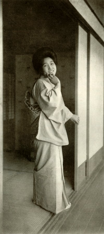Una fanciulla del Giappone, 1910 da Herbert Ponting