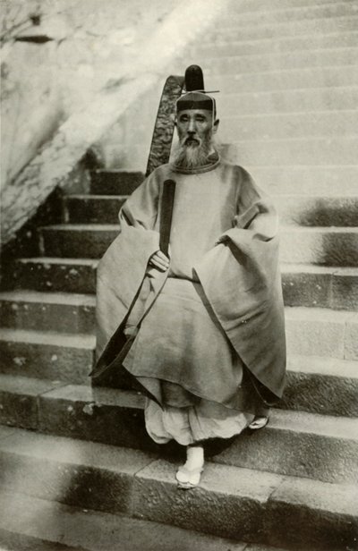Un sacerdote shintoista, 1910 da Herbert Ponting